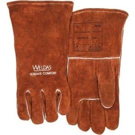 Welding Gloves Brown Size XL 34 cm 1 Pair WELDAS