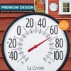 La Crosse 104-3056 Emperor Size 22-Inch Analog Dial Thermometer
