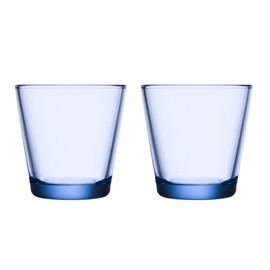 iittala 1024679 Cartio Glass Tumbler Pair Set (2 Pieces) Aqua