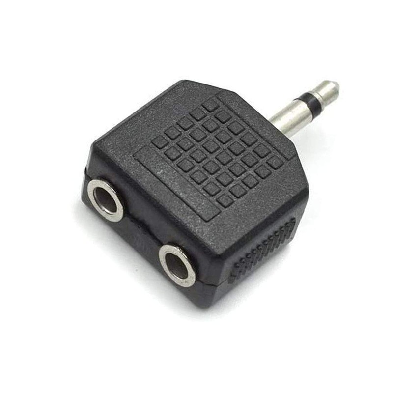 LYLGO 3.5mm Mono Male to Dual 3.5mm Female Audio Splitter