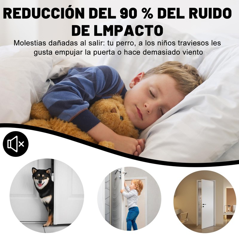 SYCYKA Tope de Puerta, Juego de 16 Protector de Pared