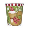 Unique Party 46926 - 9oz Woodland Christmas Paper Cups, Pack