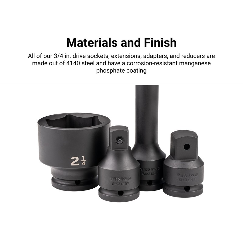 TEKTON 3/4 Inch Drive x 2-5/16 Inch 6-Point Impact Socket