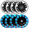 8 Pack Luminous Inline Skate Wheels - 64 mm 72