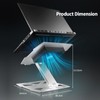 IMMOENUC Laptop Cooling Stand with Peltier Cooler Adjustable Height &