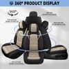 YORKNEIC 2 Front Car Seat Covers for Subaru Forester 2007-2023