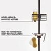Utopia Alley Rust-Resistant Tension Pole Shower Caddy, 3 Shelves (Oil