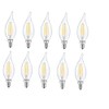 Elegant Furniture LED E12 Candelabra, Flame TIP, 2700K, 300, CRI80,