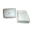 SET of 6 AMERICAN AIRLINES FIRST CLASS WHITE PORCELAIN ENTREE
