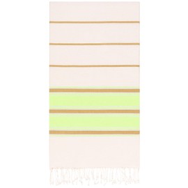 Alisveristime Turkish Peshtemal 100% Cotton - Quick Dry, Sand Resistant, Lightweight - 35x75 inch Beach and Spa Towel (Green)