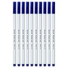 DOLLAR PointerStic Felt Tip Colouring Pens, BLUE, Medium Point (1.0mm),