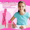Qilery Tank Style Highlighters 30 Pack Chisel Tip Highlighters Markers