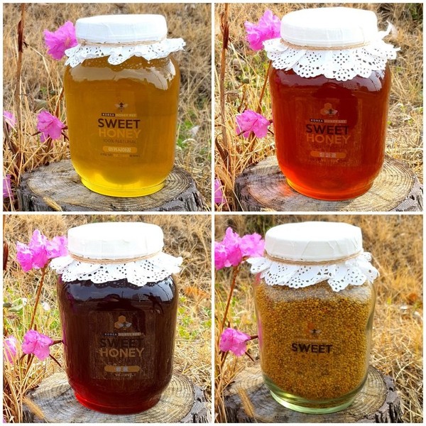 [On Sale][3+1] Sweet Honey 100% natural domestic honey 2.4kg Acacia miscellaneous goods Chestnuts, miscellaneous goods / [온세일][3+1] 스위트허니 100% 천연 국내산 벌꿀 2.4kg 아카시아 잡화 밤,  잡화