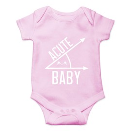 CBTwear - Body de bebé agudo lindo para recién nacido, adorable unisex para niño y niña, cómodo humor, Rosado, Recién nacido