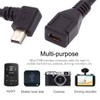 chenyang USB 2.0 Mini USB 5Pin Male to Female 90
