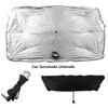 Car Sunshade Umbrella Silver Small Size Sun Protector Parasol Window