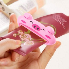 Toothpaste Tube Squeezer Dispenser Cream Squeezers Toothpaste Squeezer Tube Winder Economical Saves Toothpaste Creams Paint More Simple and Practical for Every Home Cartoon Animal Plastic