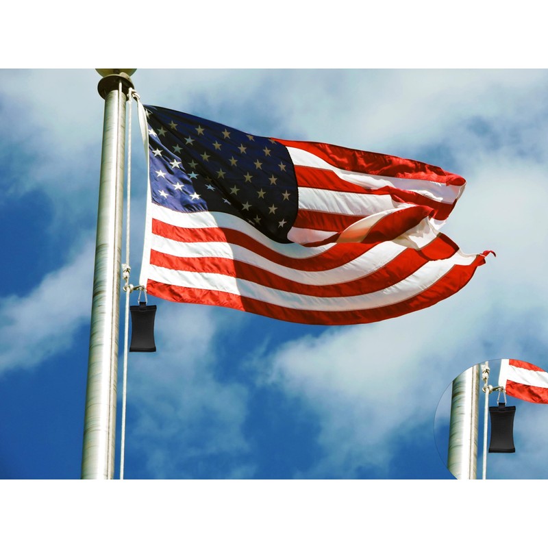 FLAGWIN Flag Weights 1 LB (Black), Flag Weights for Bottom