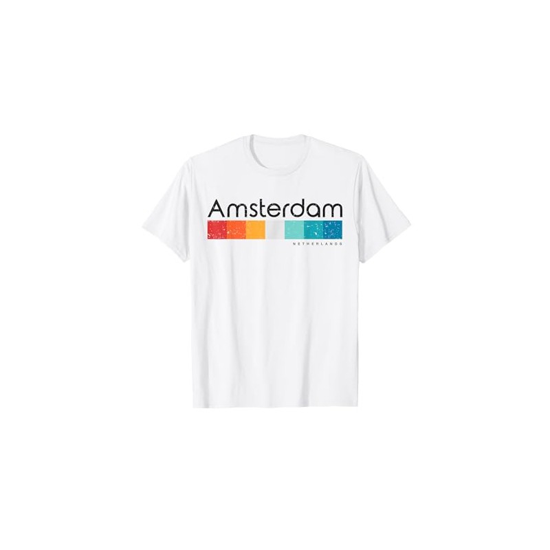 Vintage Amsterdam Netherlands Retro Design T-Shirt