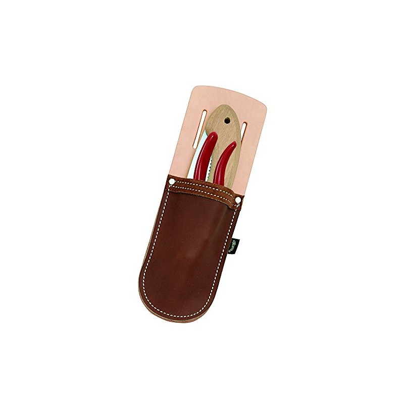 Weaver Arborist ARS Folding Saw Pouch with Pruner Pouch Tan/Brown