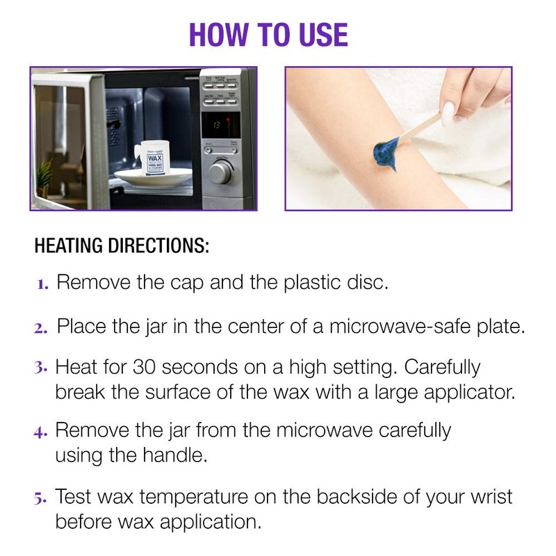 Clean + Easy Microwave Wax – Microwavable Wax Hair Removal
