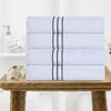 Superior Turkish Cotton Ultra-Plush Bath Towel Set of 4, Towels
