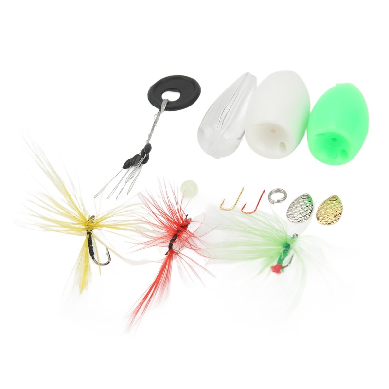 Fly Hook Throwing Set Simulation Fishing Lures Bait Kit with