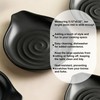 Porcelain Spoon Rest, 6.2" Large Drip Tray for Multiple Utensils,