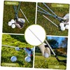 Outanaya 5pcs Metal Golf Shafts Extender Golf Club Extension Rod