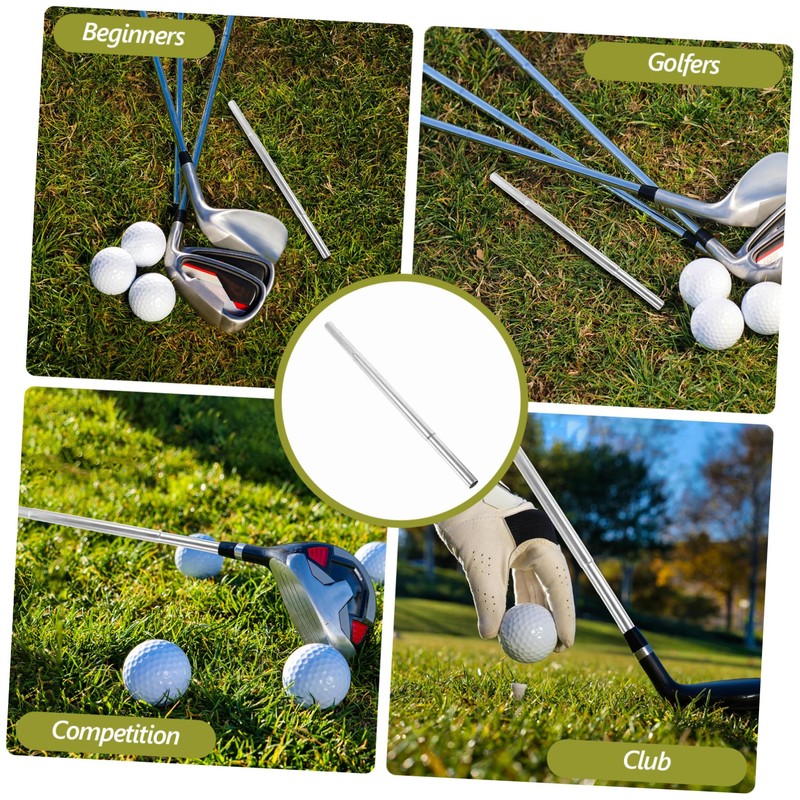 Outanaya 5pcs Metal Golf Shafts Extender Golf Club Extension Rod