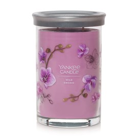 Yankee Candle Wild Orchid Scented, Signature Collection 20oz Large Tumbler 2-Wick Soy Candle with Over 60 Hours of Burn Time, Ideal for Home Decor