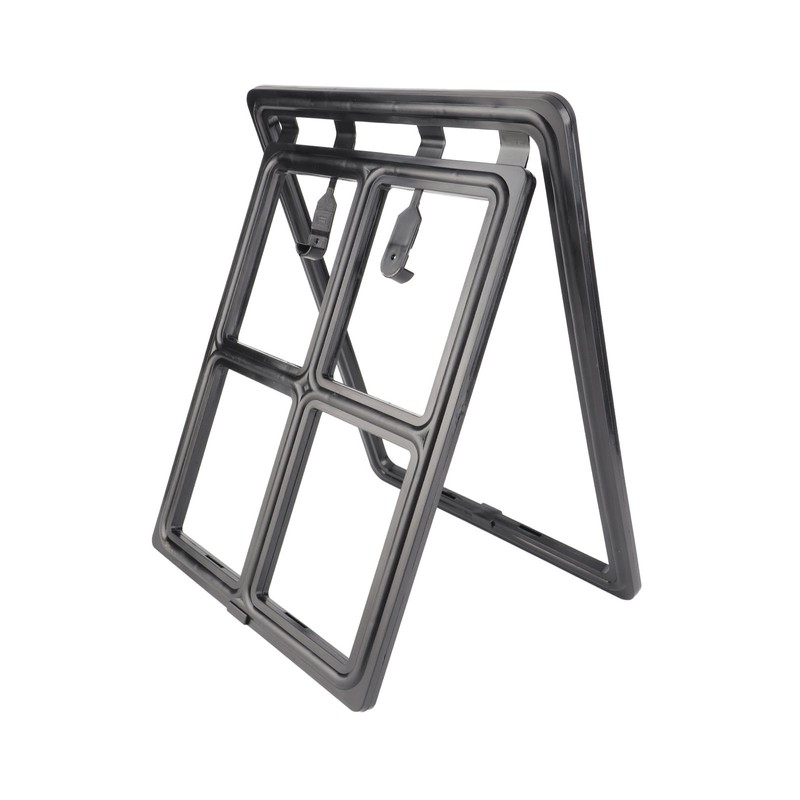 Pet Screen Door Professional Bite Resistant Free Access Lockable Dog