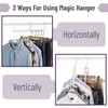 Mr. Pen- Space Saving Hangers for Clothes, 24 pcs, White,
