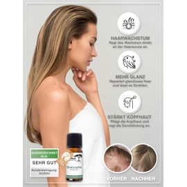 rooted.® Organic Rosemary Oil [100% Hair Power Oil] - Activates Hair Growth, Nourishes Scalp, Effective Against Hair Loss - [High Dose] - Natural Pure Essential Oil