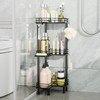 Consumest Corner Shower Caddy Standing - 3-Tier Stainless Steel Shower