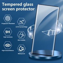 Suttkue for Xiaomi Redmi Note 14 Pro 4G Screen Protector with Camera Lens Protector, 9H Hardness Anti-Scratch Tempered Glass flim, Case Friendly,(Not 5G)