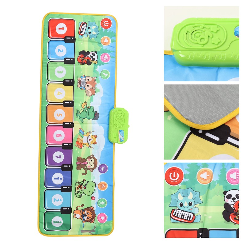 Kids Musical Mat Educational Folding Portable Toddlers Music Floor Keyboard
