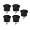 5 PCS Golf Ball Suction Cup Silicone Zinc Alloy Golf