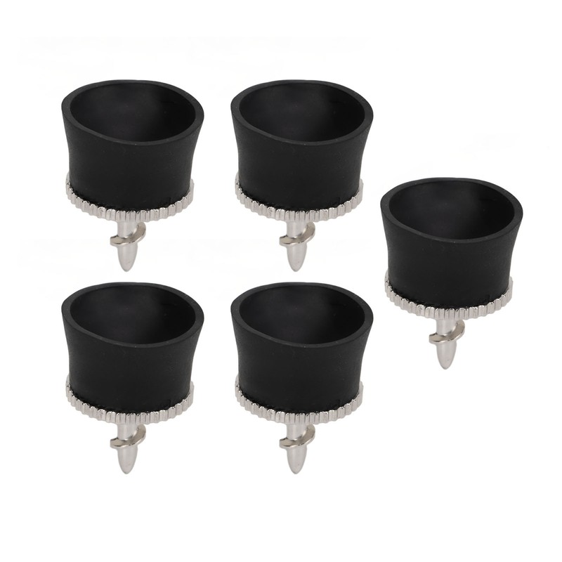 5 PCS Golf Ball Suction Cup Silicone Zinc Alloy Golf