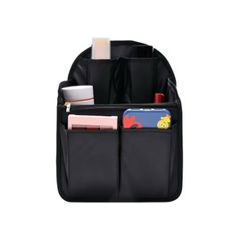 WEIMU Backpack Organizer - Waterproof Oxford Bag, Multi-Pocket, Travel Organizer Liner for Backpacks, Black (10.6" x 7.7")