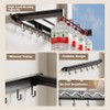 lomonmen Clothes Airer Wall Mounting, 70 cm Wall Dryer, Extendable,