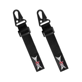 HERCULES Butt Rope Rod Belt, Maximum Elongation 7.1 inches (18 cm), Telescopic Tie Band, Fishing Rod, Fixed Rope, Adjustable Protective Belt, Multi-functional, Rust Free, Carabiner, For Fishing Rods, Drop Prevention, Tools, Storage Belt, Portable Safety,