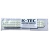 K-TEC 2"x3" High Gloss White Aluminum Downspout Straps with Color-Matched