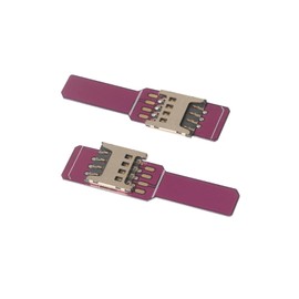 PinQiongZhe Nano Sim to Micro Sim Card Adapter Expander Test Board PCB Circuit Board Card Reader 2pcs