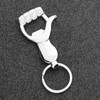 Keychain Bottle Opener - Compact, Durable,Stylish Fist-Shaped, Multi-Functional Beer Cap