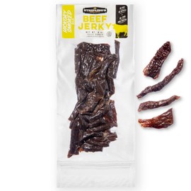 Stripling's Hickory Smoked Beef Jerky - Family Owned Premium Beef Jerky Snack Packs - Tender Carnivore Snacks Made in the USA, Beef Jerky Gifts for Men - High-Protein Snack Ideal for Jerky Lovers