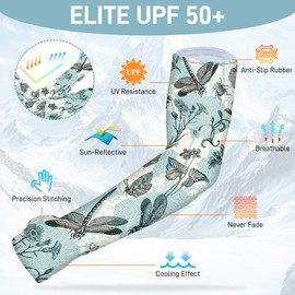 WEBJIASU Gardening Sleeves for Women Farm Sun Protection Thorn Proof Cooling Arm Sleeves to Cover Arms for Garden Sports