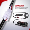 Nilight LED Light Bar Wiring Harness Kit - 2 Leads