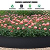 40ft Landscape Garden Edging 7.5 Inch Tall, Dark Gray
