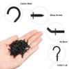 RELBRO 1/2 Inch Small Screw Hooks, Mini Metal Twist in